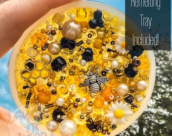 Reusable/Remeltable Honey Bee Inspired Picky Pad. Over 100 Uses! The Original, Eco Friendly, Sustainable, Remelt Tray & Kit Included