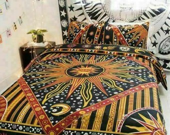 Sun Moon Duvet Cover Etsy