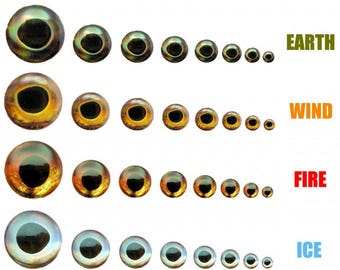 Holographic 3D Fish Eyes: Adhesive Lure Making & Fly Tying - Earth Wind Fire Ice