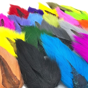 LARGE NORTHERN BUCKTAIL - Hareline Fly Tying Buck Tail, Deer Tail Hair, Jig Tying, Teasers, Lure Making, Fly Fishing (Choose Your Color)