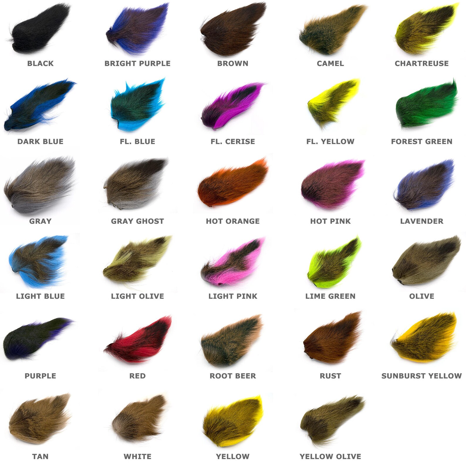 Large Northern Bucktail Buck Tail Fly Tying Material, Deer Hair, Jig