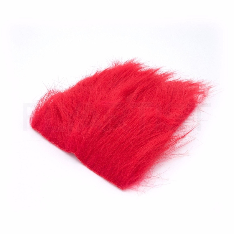 Craft Fur Faux Fur Fabric, Fake Fur Square Scraps, Jig & Fly Tying