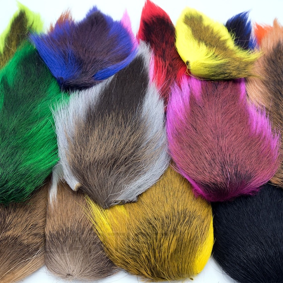 fly tying Premium Long Hair Tails HARELINE'S LARGE NORTHERN BUCKTAIL 