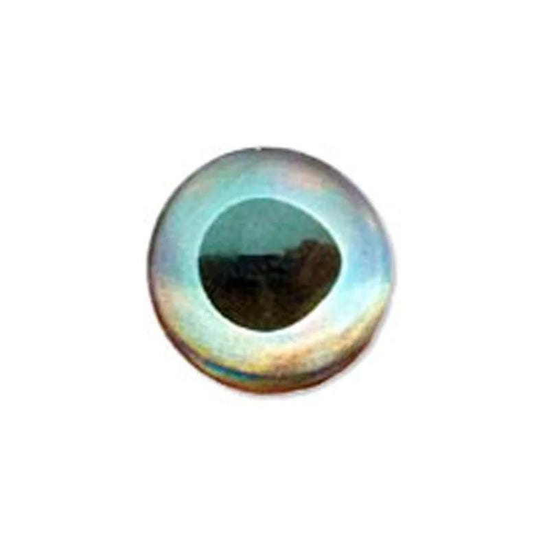 Holographic 3D Fish Eyes: Adhesive Lure Making & Fly Tying - Earth Wind Fire Ice Ice (Silver)
