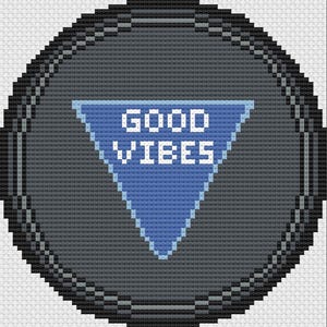 Billiard Eight Ball, Fortune Teller Toy, Eight Ball, 8 Ball, Needlepoint Pattern, Needlepoint Chart, Fun Toy Theme Needlepoint, Positivity