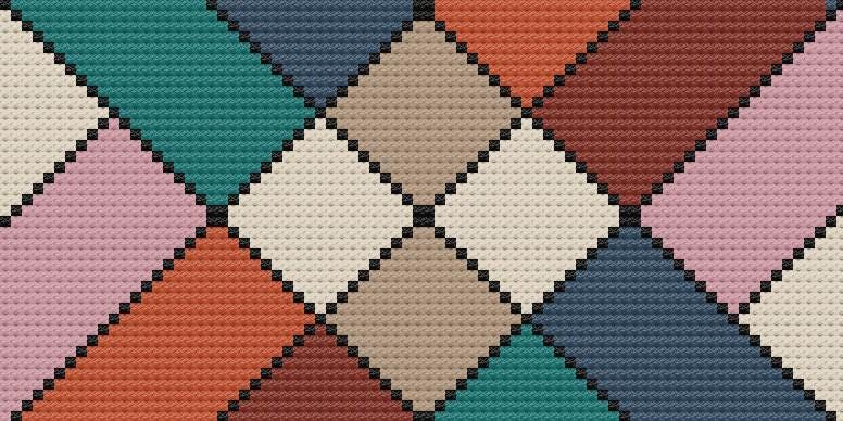 Geomoetric Inset Insert Geometric Insert Pattern, 13 Mesh, Graphic Color, Bold Design ...
