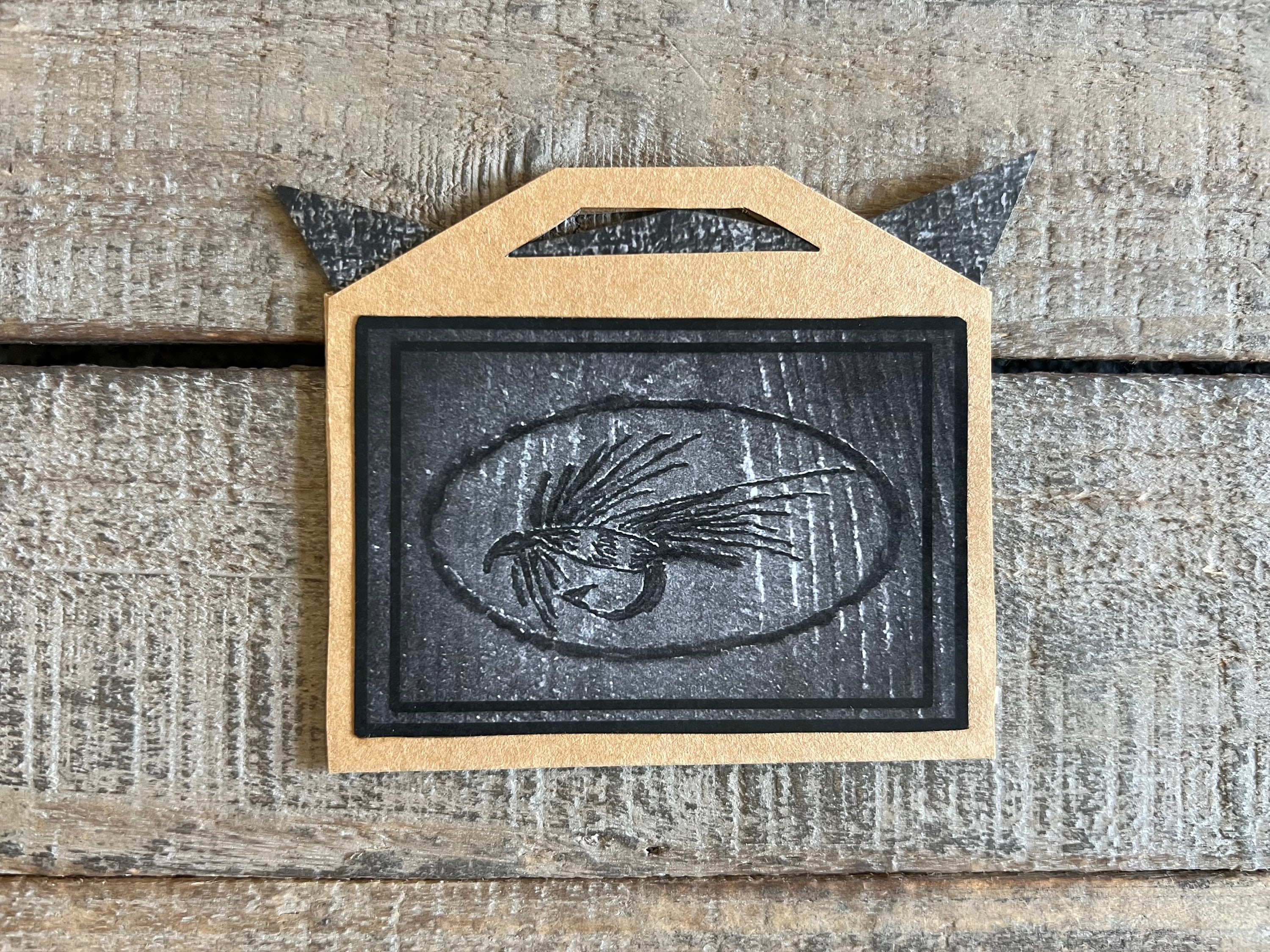 Fly Fishing Gift Card Holders Set of 5 With Envelopes Unique Etsy