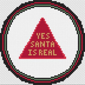 Classic Toy Christmas Ornament Needlepoint Pattern, Christmas Predictions, Christmas Theme Fortune Teller, Fun Holiday Needlepoint Pattern