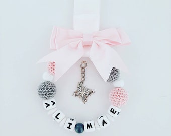 Personalised Mickey//Minnie Mouse Pram Charm Clip Baby/'s 1st Christmas Decoration