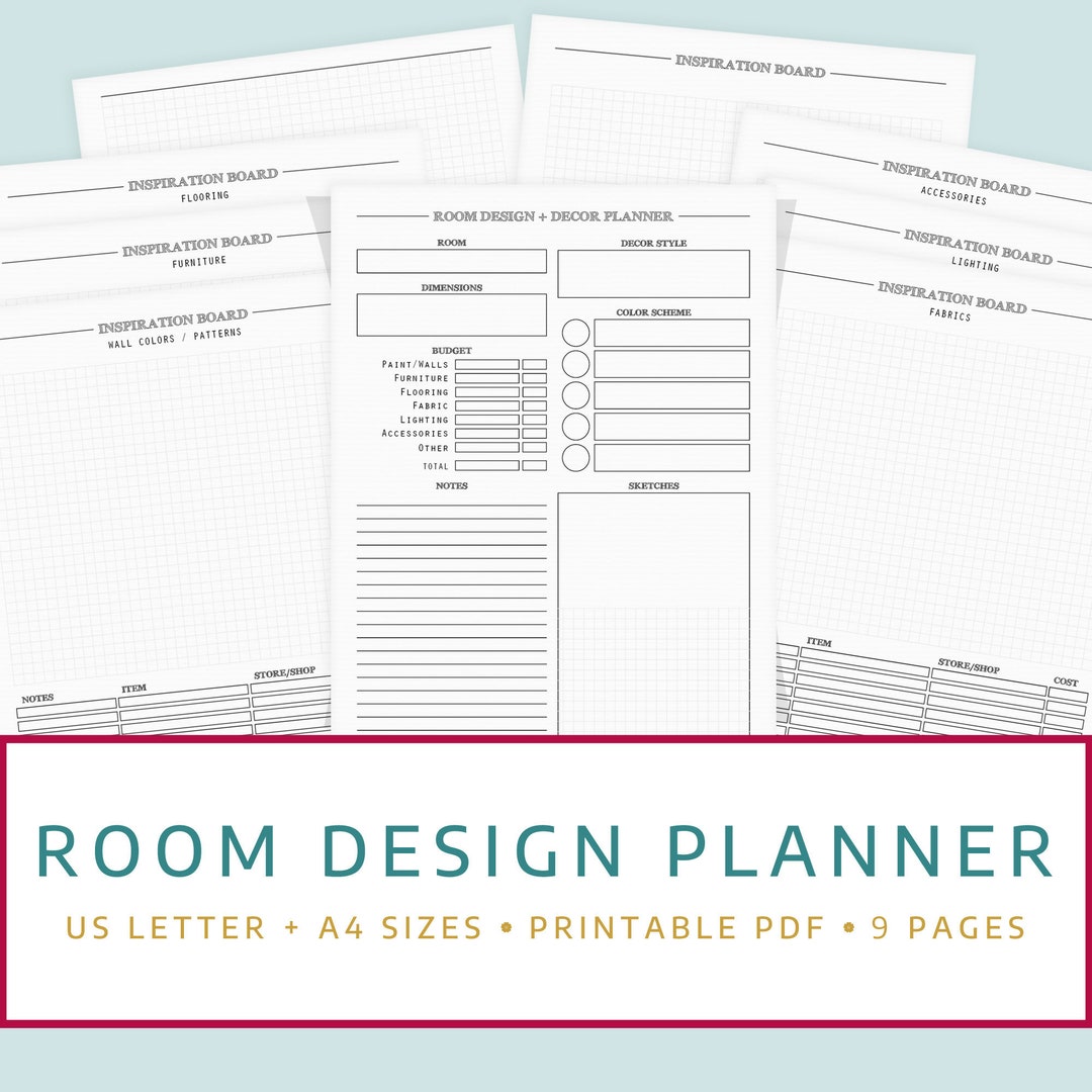 Project Room Printable Diy Project, Diy Project Kit, Diy Room, Room Designs, Project Planner ...
