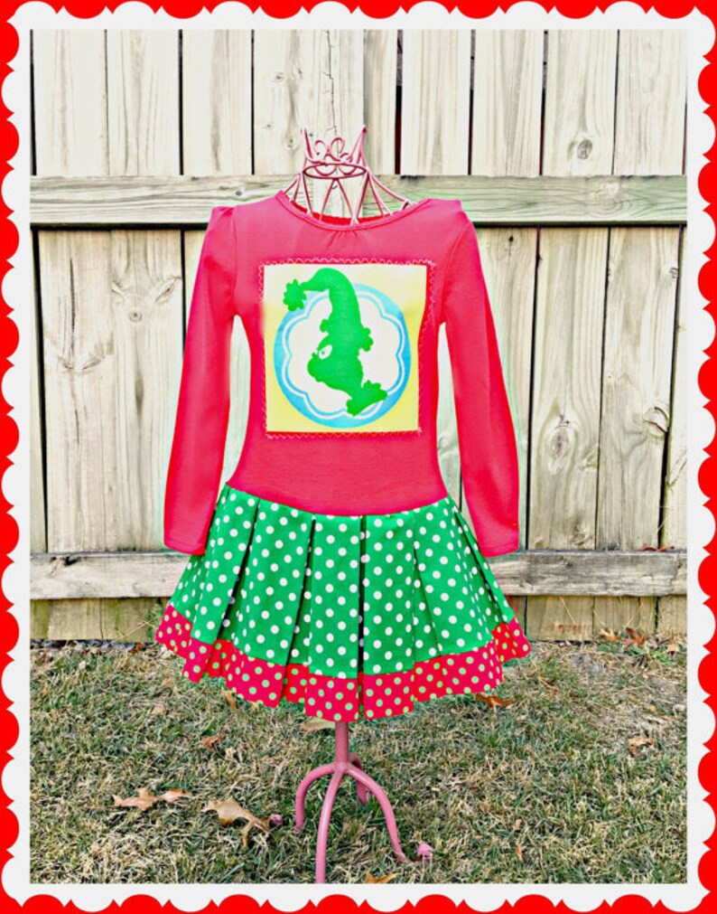girls grinch dress