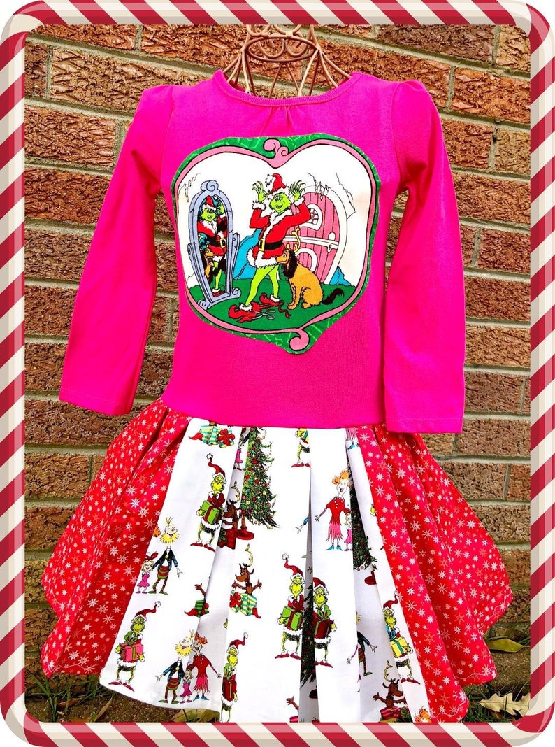 girls grinch dress