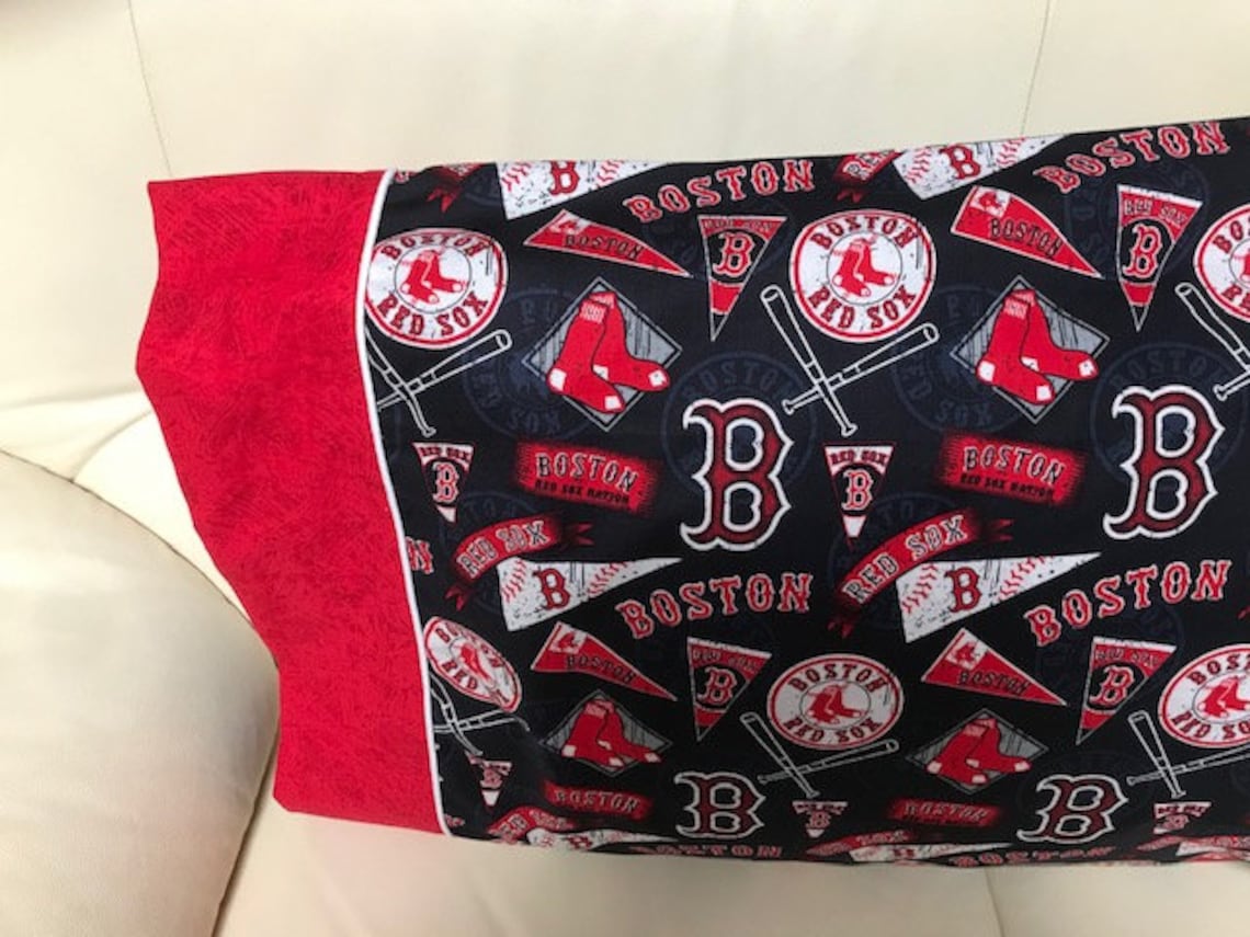Boston Red Sox Vintage Pillow Case Standard Specialty Item Etsy