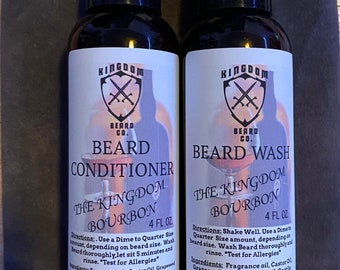 Beard Wash/Conditioner (Waterproof labels)