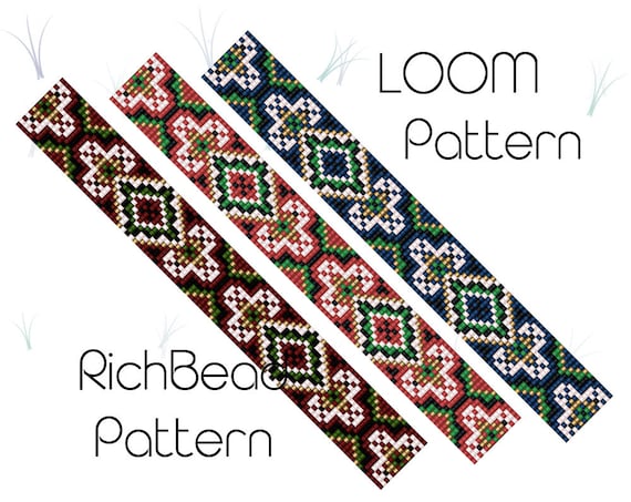 Loom Pattern Cross Cross Loom Beading Patterns