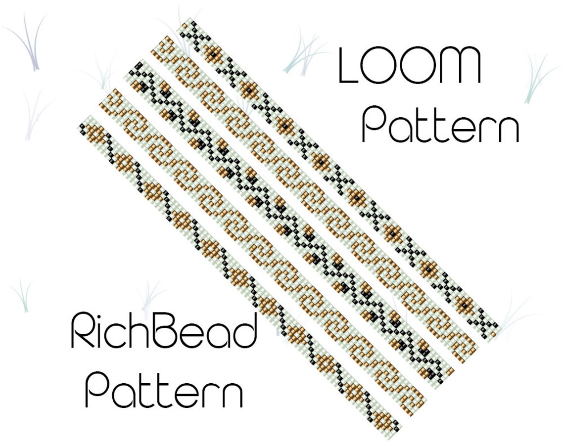 Seed Bead Bracelet Patterns for Beginners Narrow Bracelet Bead Loom