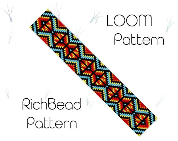 Bead Loom Patterns Native American Inspired Seed Bead Bracelet