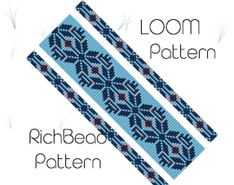 Seed bead bracelet patterns for beginners Loom beaded cuff pattern Loom beading Beginner beadwork Delica bracelet patterns Bead loom pattern