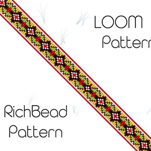 Beaded hat band pattern Cowboy hat band bead loom patterns Cowgirl hatband loom beading patterns Beadwork pattern Seed bead belt pattern PDF