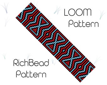 Bead loom patterns  Geometric bead loom bracelet patterns Seed bead patterns bracelet Loom beading patterns Pdf 29 rows