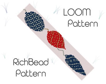 Bead loom christmas patterns Seed bead loom patterns Loom beadweaving Delica beading bracelet patterns Beaded jewelry PDF