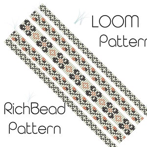 Narrow bead loom patterns Bead loom patterns Beading loom bracelet patterns Skinny beaded bracelet pattern