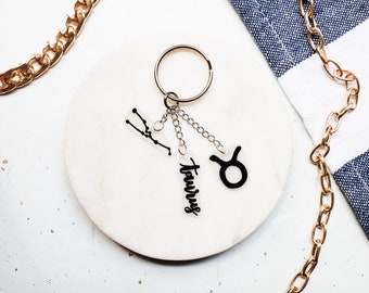 zodiac signs planner charm TN charm keychain charm.