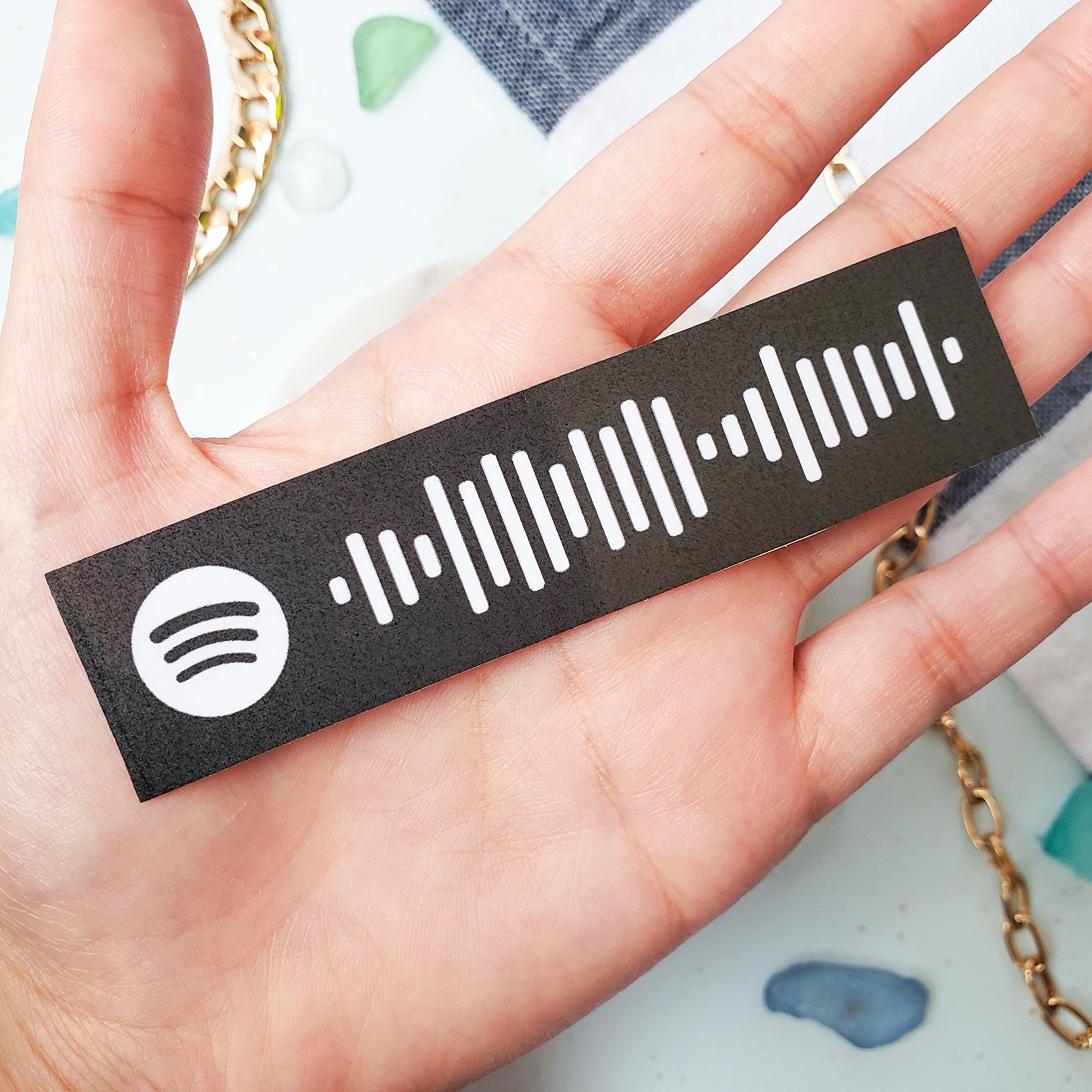 Large Spotify Code Sticker Custom Spotify Mixtape Sticker | Etsy