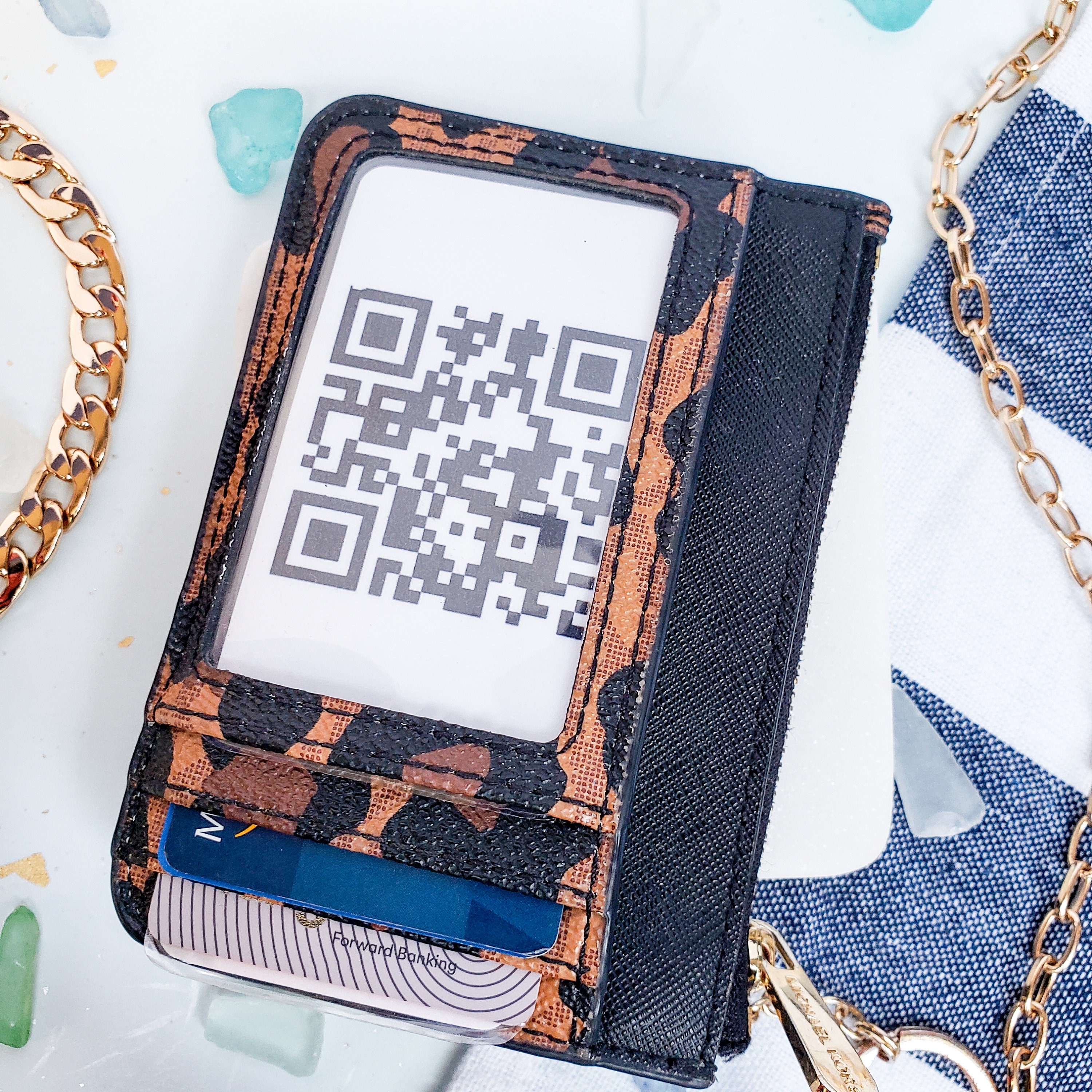 Custom QR Code Wallet Card QR Code Business Card Scannable Etsy