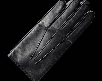 Women Leather Gloves Lined Cashmere
