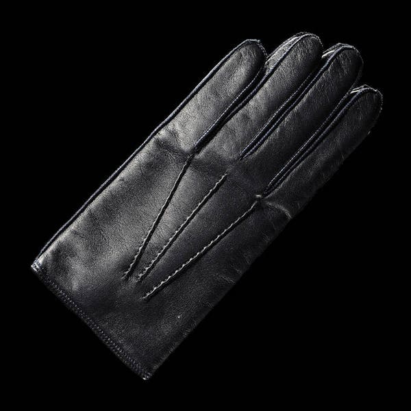 Women Leather Gloves Lined Cashmere