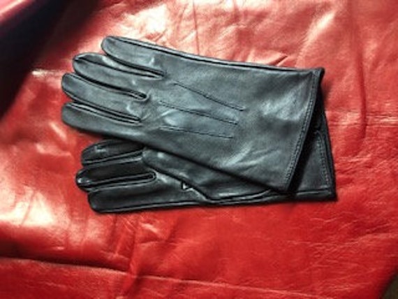 Buy Natural Silk Lined Italian Leather Gloves Men's Online in