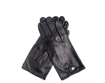 Women's Lambskin Glove (cashmere lined - black)