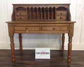 Antique Pine Clerks Desk Writing Desk