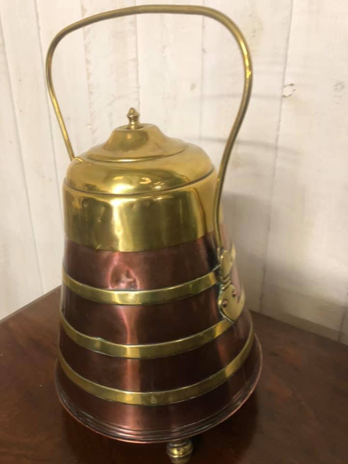 Antique Dutch Ash Pot Fireside Coal Pot C1880 Etsy