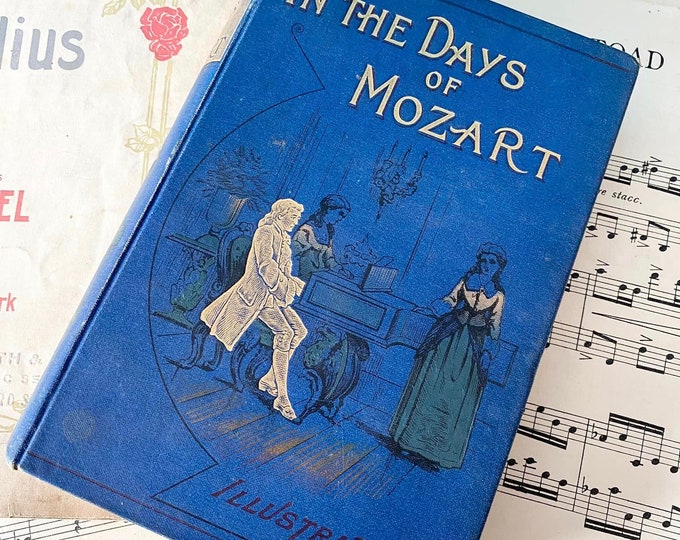 Antique Book In the Days of Mozart Novel by Lily Watson
