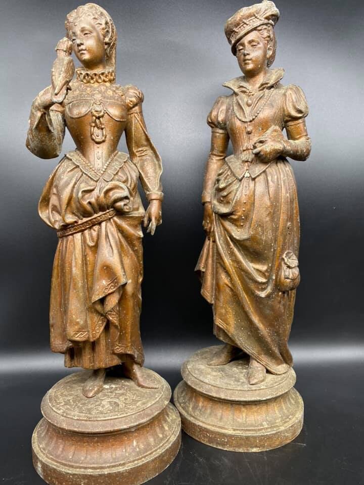 limousin spelter figures