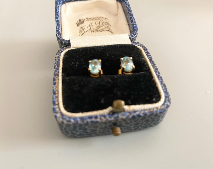 9ct Gold and Topaz Earrings