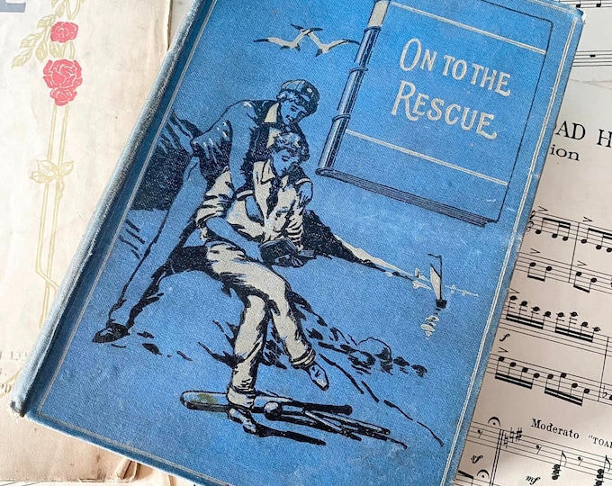 Antique Book On to the Rescue by Gordon Stables