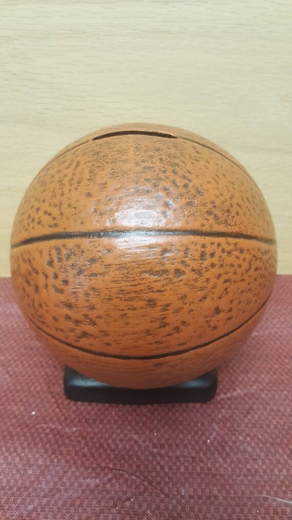 Ceramic Basketball Bank Etsy