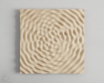 Wall panel | 3d model | cnc | Vetric Aspire | Cut3D | basrelief | parametric | stl | obj | 3d wall | wavy | wall panel | cnc file