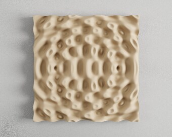 Parametric panel | Wall panel |  3D model | CNC | CNC file | stl | obj | psychedelic | basrelief | parametric art | wall art | large art