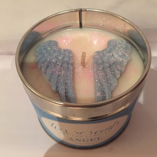 Angel Candle Etsy