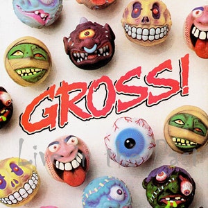 Impresión de póster publicitario del juguete Madballs