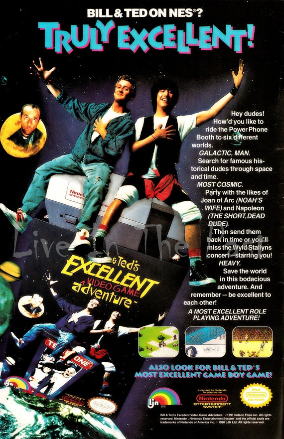 bill and ted video game