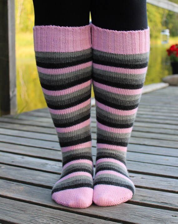 calcetines de lana Juego de 2/ pares de calcetines noruegos unisex tejidos