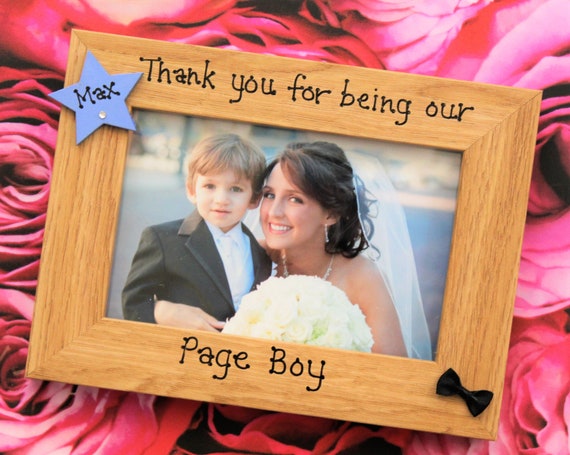 page boy photo frame