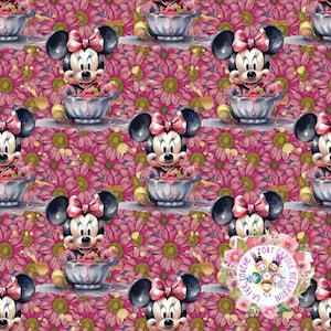 Cute little mouse seamless pattern