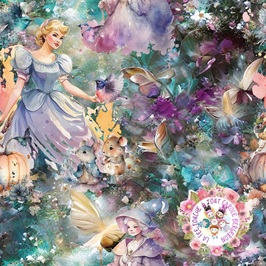 Pretty Princess Seamless Pattern - Etsy