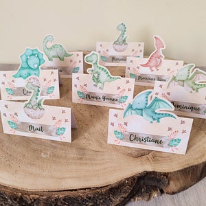 Marque place dinosaure (lot de 5)